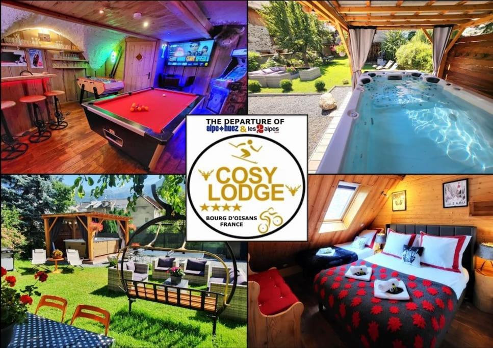 Le Cosy Lodge Departs Ski Alpe D'Huez 2 Alpes La Grave Et Col D'Ornon Detente Jacuzzi Piscine Sauna Bar Billard Le Bourg-dʼOisans Kültér fotó